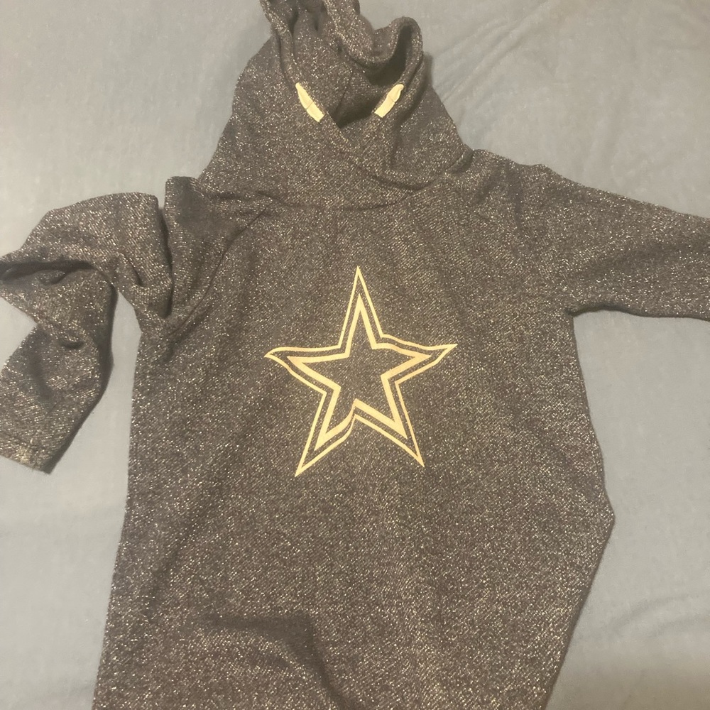 Dallas Cowboys size 8 Hoodie jacket for a girl